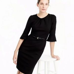 Cute ponte size 6 j crew pencil dress